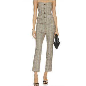 Veronica Beard Plaid Ankle Pants